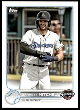 2022 Topps Pro Debut PD-196 Garrett Mitchell   Biloxi Shuckers  Baseball Card