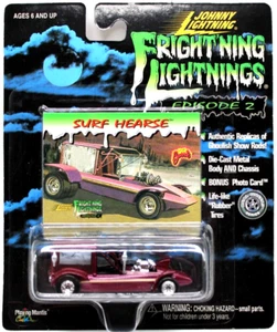 Johnny Lightning Fright'ning Lightning The Surf Hearse maroon RR's - Picture 1 of 4