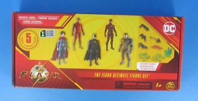 The Flash Ultimate Set 3.75" Action Figure 2023 Zod Batman Supergirl Spin Master - Image 1 of 4