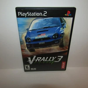 V-Rally 3 Sony PlayStation 2 PS2 Videospiel mit Handbuch getestet und funktionsfähig - Bild 1 von 10
