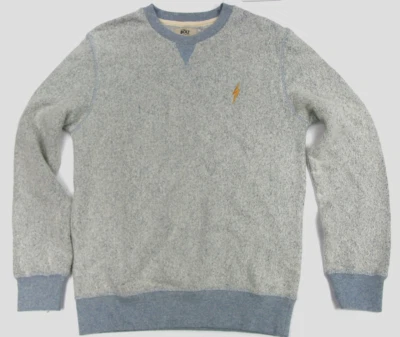 Lightning Bolt Long Sleeve Crew Neck Sweatshirt Indian Teal Surf Lightning Bolt - Изображение 1 из 4