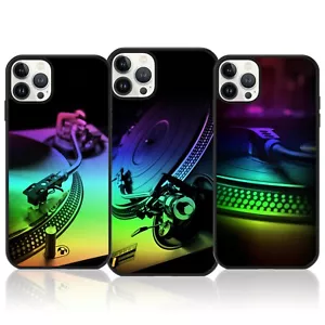 Custodia telefono TPU giradischi giradischi vinile per iPhone Samsung regalo amante del vinile - Foto 1 di 11