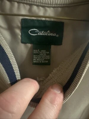 Chaleco de Golf Catalina Para Hombre Talla Grande Bronceado Viento Caqui Azul Bolsillos Activo De Colección Foto 1 de 4