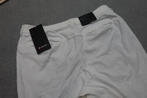 Lululemon Commission Hose Herren 34x32 weiß Golf Performance Stretch sportlich NEU - Bild 1 von 12