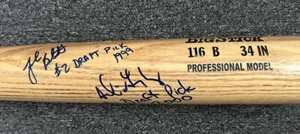 Josh Beckett / Adrian Gonzalez DUAL SIGNED Rawlings 34” Bat w/ hologram NM - Picture 1 of 8