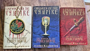 Jeanne Kalogridis Hardcover Vampires Diaries Family Dracul Trilogy Comp. 1st Ed - Picture 1 of 5