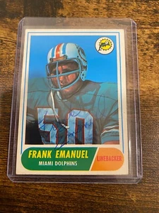 1968 Topps - Frank Emanuel #170 (RC) Autograph Auto - Picture 1 of 1