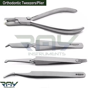 Orthodontic Braces Band Remover Bracket Holding Placing Removing Forceps Dental - Picture 1 of 5
