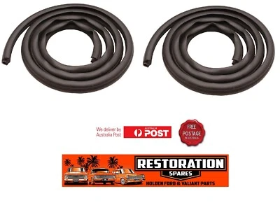 2 X HOLDEN GEMINI WAGON LEFT & RIGHT HAND REAR OPENING QUARTER VENT WINDOW SEAL - image 1 of 3