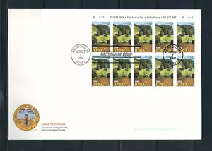 US SC # 3089a Iowa Statehood FDC . Fleetwood Cachet - Picture 1 of 1