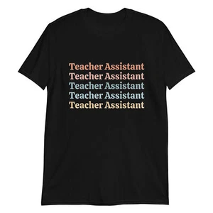 T-shirt vintage assistente insegnante back to school - Foto 1 di 5