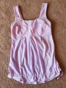 Lululemon Drawstring Bottom Tank Top Gym Running Athletic Stretch Women's 4 - Picture 1 of 4