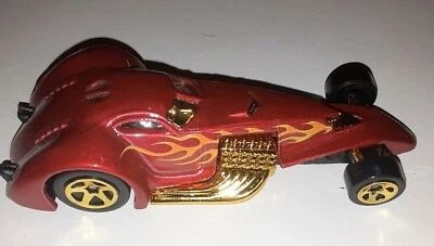 2000 Hot Wheels Custom Roadster Red theme Hammered Coupe - Image 1 of 3