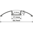 Lyyt Aluminium LED Tape Profile - Raised Bar - 1m - AL1-B5712