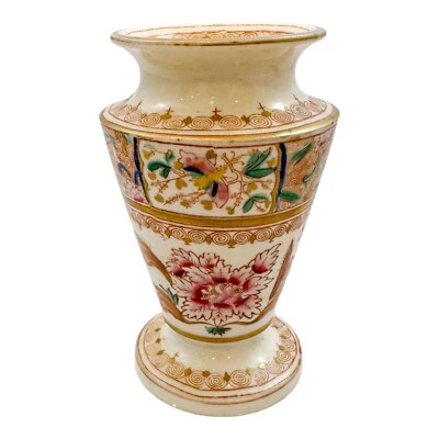 Antique 19th C George III Spode porcelain Imari urn shape spill vase / matchpot - Image 1 of 4