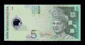 F.C. MALASIA MALAYSA , 5 RINGGIT 2004 , S/C (UNC) , P.47 . - Picture 1 of 2