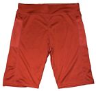 R•A•G Plus Women Biker Shorts SZ 3x Side Pockets Polyester Spandex Burnt Orange