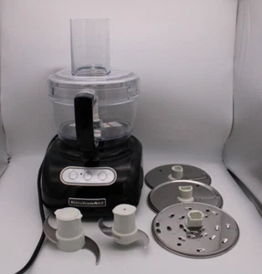 kitchen Aid food processor With Attachments KFP740QOB3 Blades, Main Bowl, Cover - Picture 1 of 13