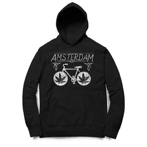 Herren Hoodie Kapuzenpullover Amsterdam Hanf Tour Ganja Trip AD18420HD - Picture 1 of 1