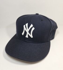 Vintage New York Yankees New Era 59fifty 100% Wool Cap Hat USA Made Size 7 5/8