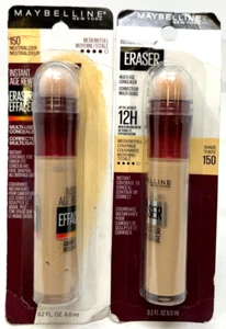 (2) Maybelline Instant Age Rewind Eraser Concealer Sealed 150 - Neutralizer - Picture 1 of 3