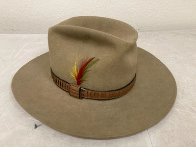 Sombrero de Colección John B. Stetson 3X Castor Fedora Talla 7 - Jaske’s of Texas Beige XXX Foto 1 de 4