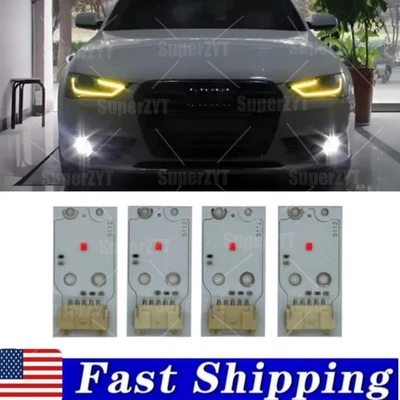 Faros de xenón DRL Yellow Angel Eye para Audi A4 S4 B8 2013-2016 Foto 1 de 3