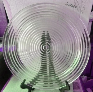 Plato redondo para servir Anchor Hocking Manhattan 13" verde claro - Imagen 1 de 2