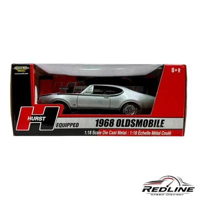 🇺🇸Ertl American Muscle 1968 OLDSMOBILE Hurst оборудованный серебром 1:18 B3🇺🇸 - Изображение 1 из 4