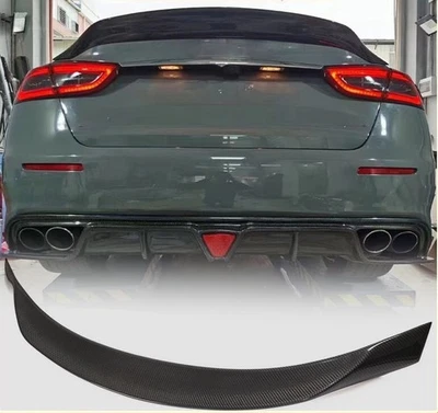 Alerón trasero de carbono real para Maserati Quattroporte GTS S Q4 2013-19 Foto 1 de 4