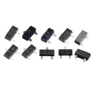 TRANSISTOR MMBT5551 MMBT5401 MMBT2222 MMBT3906 MMBT2907 MMBT5401 SOT-23 SMD - Picture 1 of 24