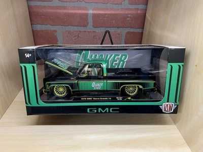 M2 Machines. 1:25. Quaker State. GMC 1976 Sierra Grande 15 Pickup Truck. CHASE. - Image 1 of 4