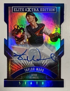 Taylor Ward 2015 Elite Extra Edition Blue Status Rookie Auto #d 28/50 #27 Angels - Picture 1 of 2