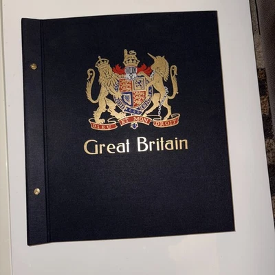 Álbum de estampillas Stanley Gibbons GB DAVO + estuche volumen 1 con muchos sellos  Foto 1 de 4