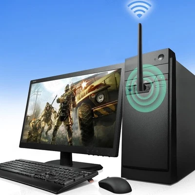 High Speed USB WiFi Adapter for PC DualBand 2 4G 5G Networking Solution - Image 1 of 4