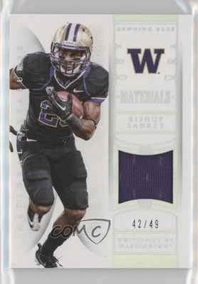 2015 Panini National Treasures College Materials Silver /49 Bishop Sankey #43 - Image 1 of 2