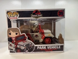 Funko Pop! Rides•Jurassic Park•Dr. Ellie Sattler w/Park Vehicle #39 - Picture 1 of 7