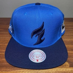 Cappello snapback Overwatch League Dallas Fuel Mitchell & Ness LOGO berretto blu NUOVO - Foto 1 di 7