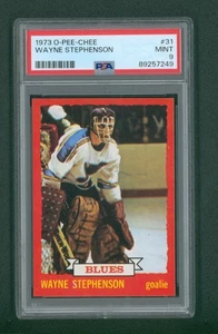 1973 O-Pee-Chee Hockey Card - #31 Wayne Stephenson, PSA 9 MINT - Bild 1 von 2