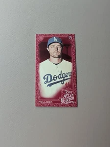 2019 Topps Allen & Ginter X AJ Pollock Dodgers Red Mini SSP /5 - Foto 1 di 5