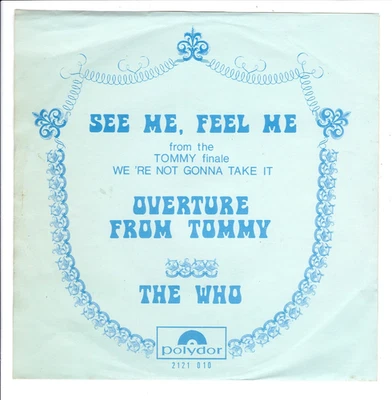 The WHO      See me, feel me         7" 45 tours SP - Photo 1/4