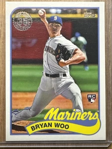 2024 Topps 1989 35th Anniversary BRYAN WOO RC #89B-40 Mariners - Picture 1 of 2