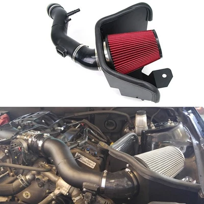 KYOSTAR High Flow Cold Air Intake Filter Pipe Induction Kit For Mustang 3.7L V6 - Image 1 of 4