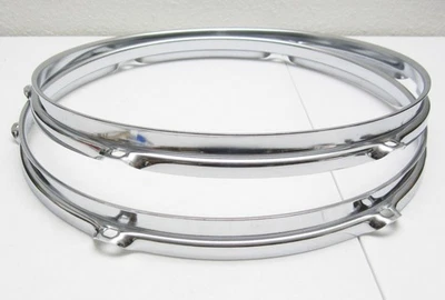 Pair SONOR 13" TOM DRUM HOOPS/RIMS 6-HOLE (Force/3007/Select/Jungle/Bop/Martini) - Image 1 of 2