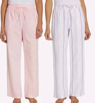Paquete de 2 pantalones de pijama Gap para mujer, múltiples, medianos Foto 1 de 2