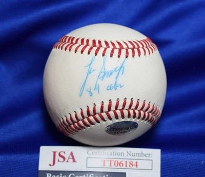 Lee Smith JSA Cert Autograph Signed BasebaLL - Image 1 of 2