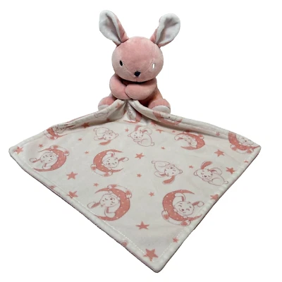 Rene Rofe Baby Security Lovey Manta Peluche 7" Bunny Moon Stars Relleno Foto 1 de 4