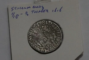 🧭 🇩🇰 DENMARK SCHAUMBURG-PINNEBERG 1/12 Thaler 1616 KM#72 B66 #356 - Picture 1 of 3