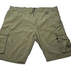 2Xl Boy Scouts Of America Green Shorts Nylon Uniform Cargo Zip Snap  Mesh Lined