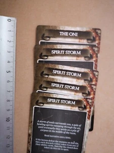 KICKSTARTER ONI01-ONI05 CARDS (5) / BARDSUNG STEAMFORGED M584 - Picture 1 of 2